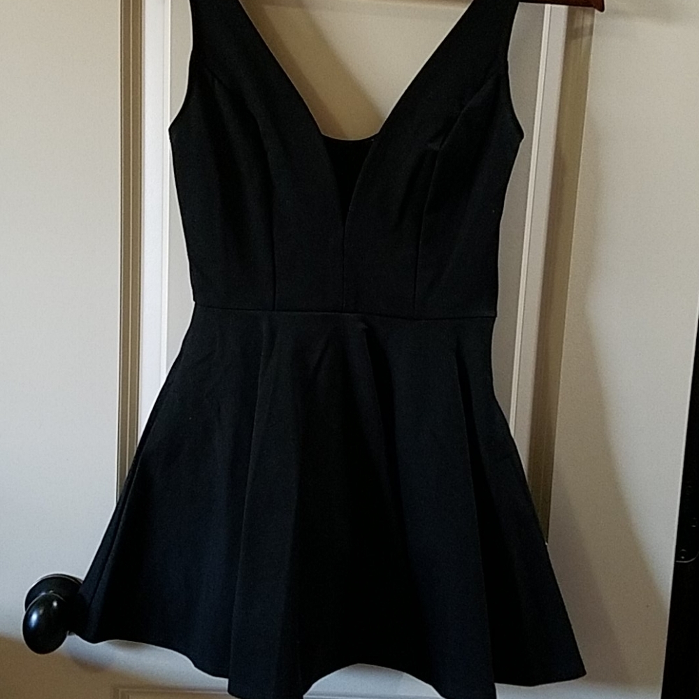 Lulus Black Skort Dress